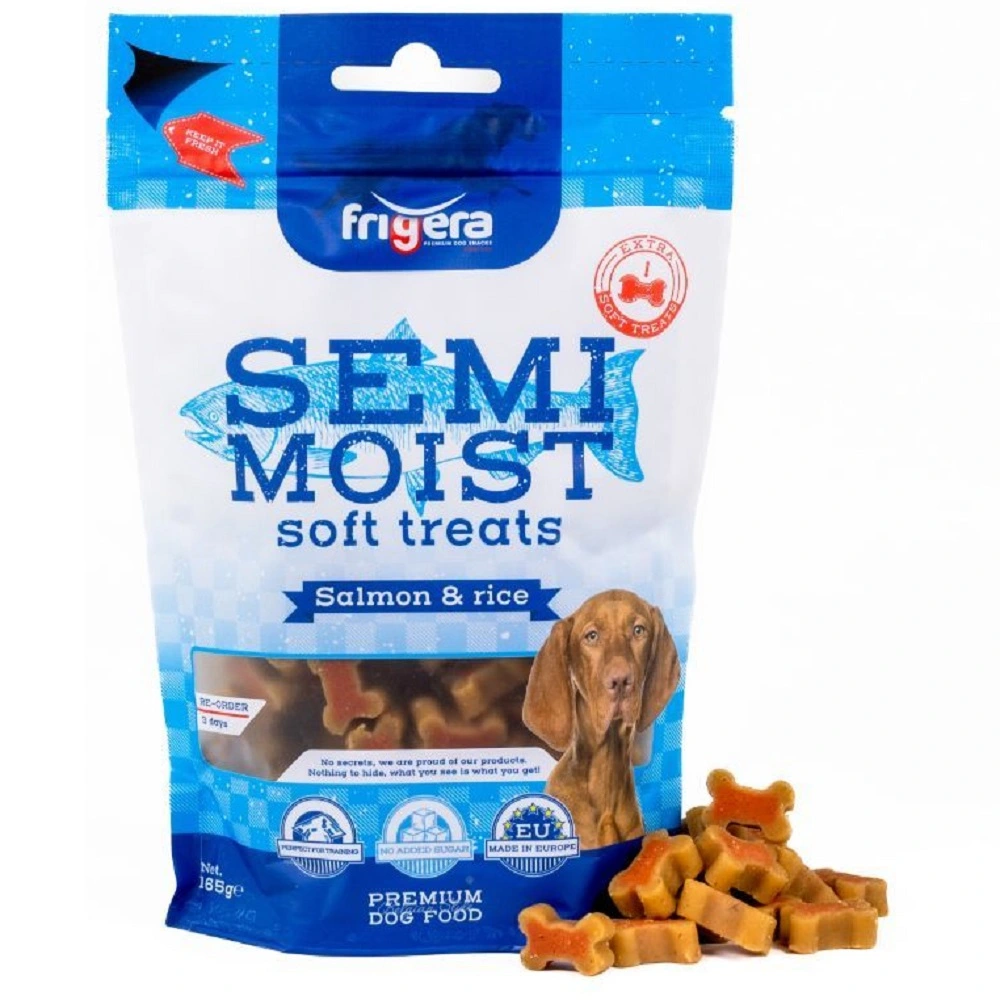 Semi-Moist Soft Laks med ris 165 g - bløde hundesnacks